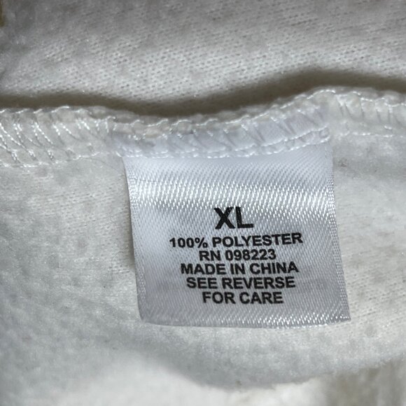 2 BCG Fleece 1/4 Zip Pullover Sweatshirt Size XL Black Cream Women's Athletic - Picture 5 of 11